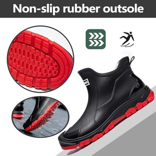 WaVkMoxy Gefütterte Gummistiefel wasserdicht & rutschfest – Modell 538