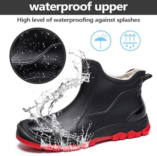 WaVkMoxy Gefütterte Gummistiefel wasserdicht & rutschfest – Modell 538