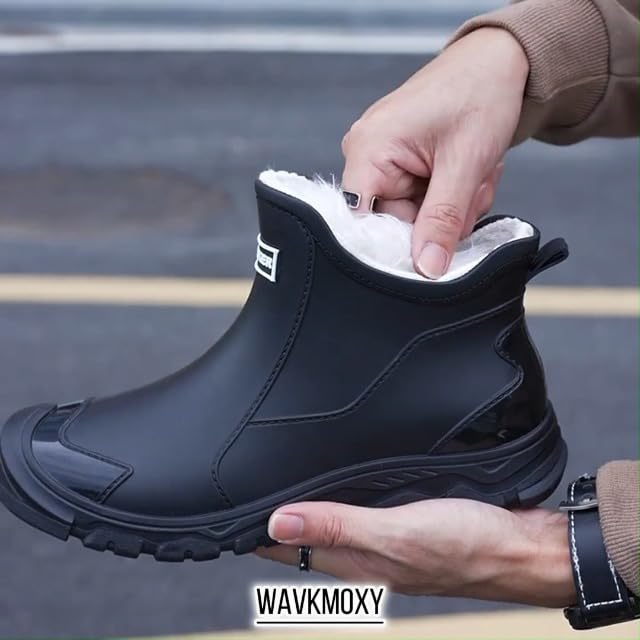 WaVkMoxy Gefütterte Gummistiefel wasserdicht & rutschfest – Modell 538