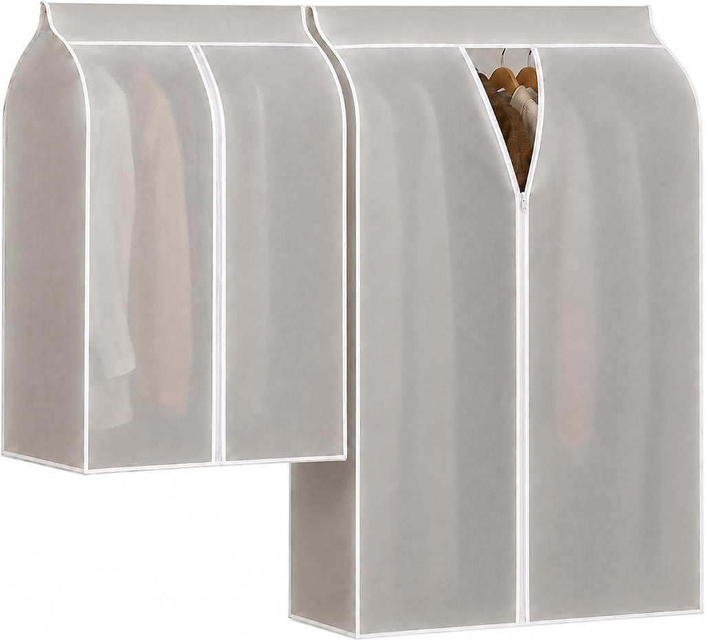 AiryMotion Transparent PEVA Garment Covers, Set of 2