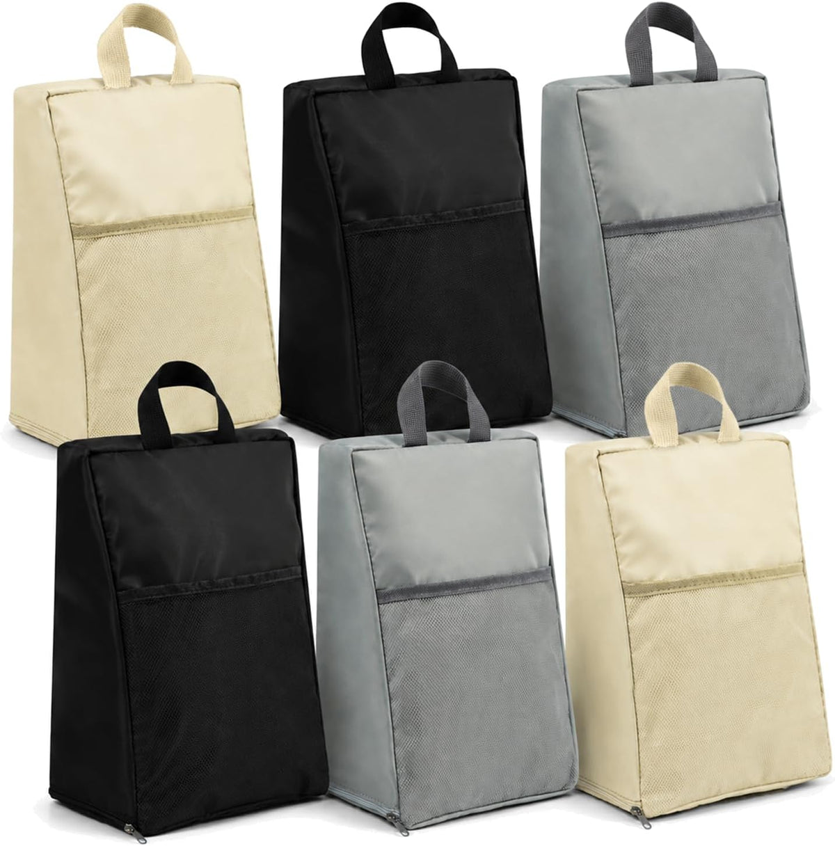 AiryMotion Foldable Travel Shoe Bags, Set of 6