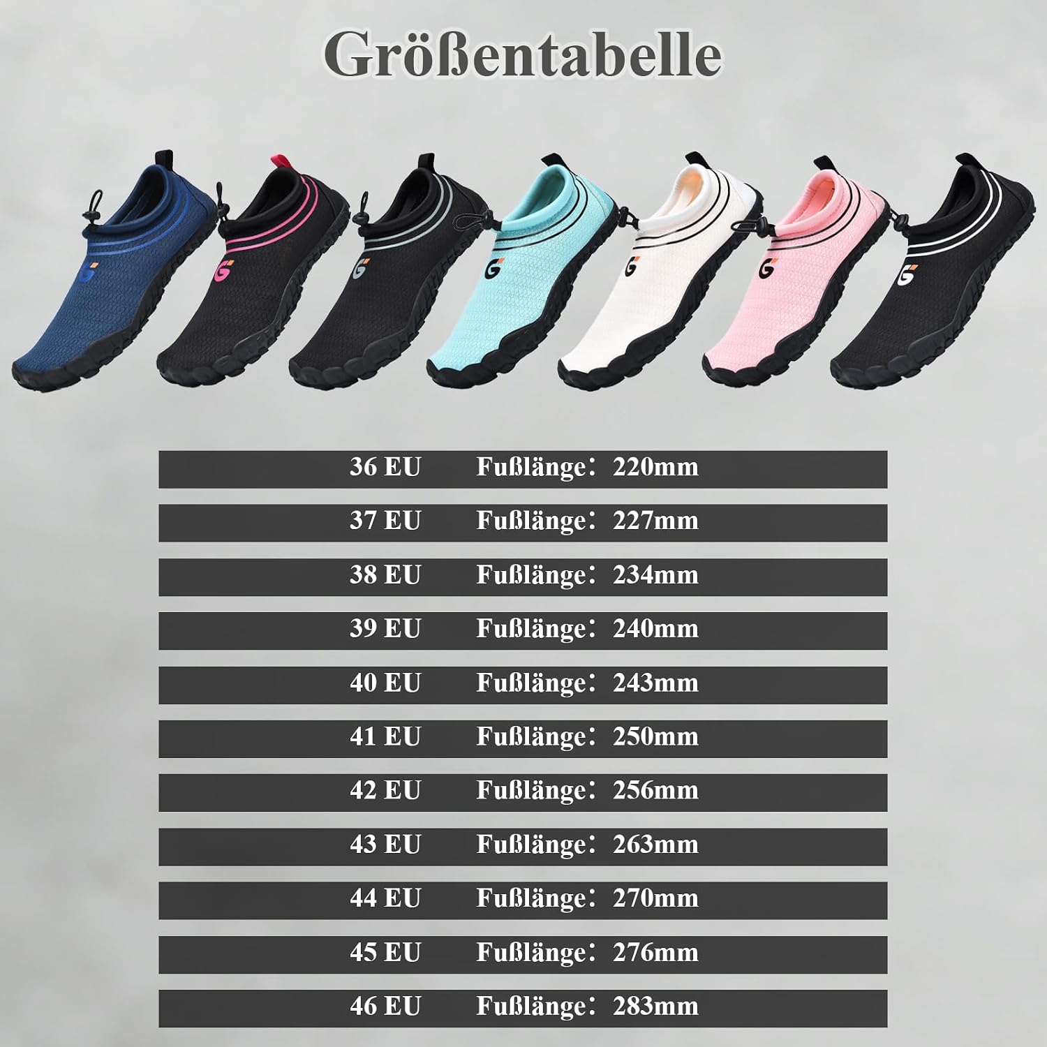 GemChve Schnelltrocknende Wasserschuhe – Modell KX25102