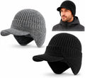 AiryMotion Winter Hats with Ear Flaps, Set of 2