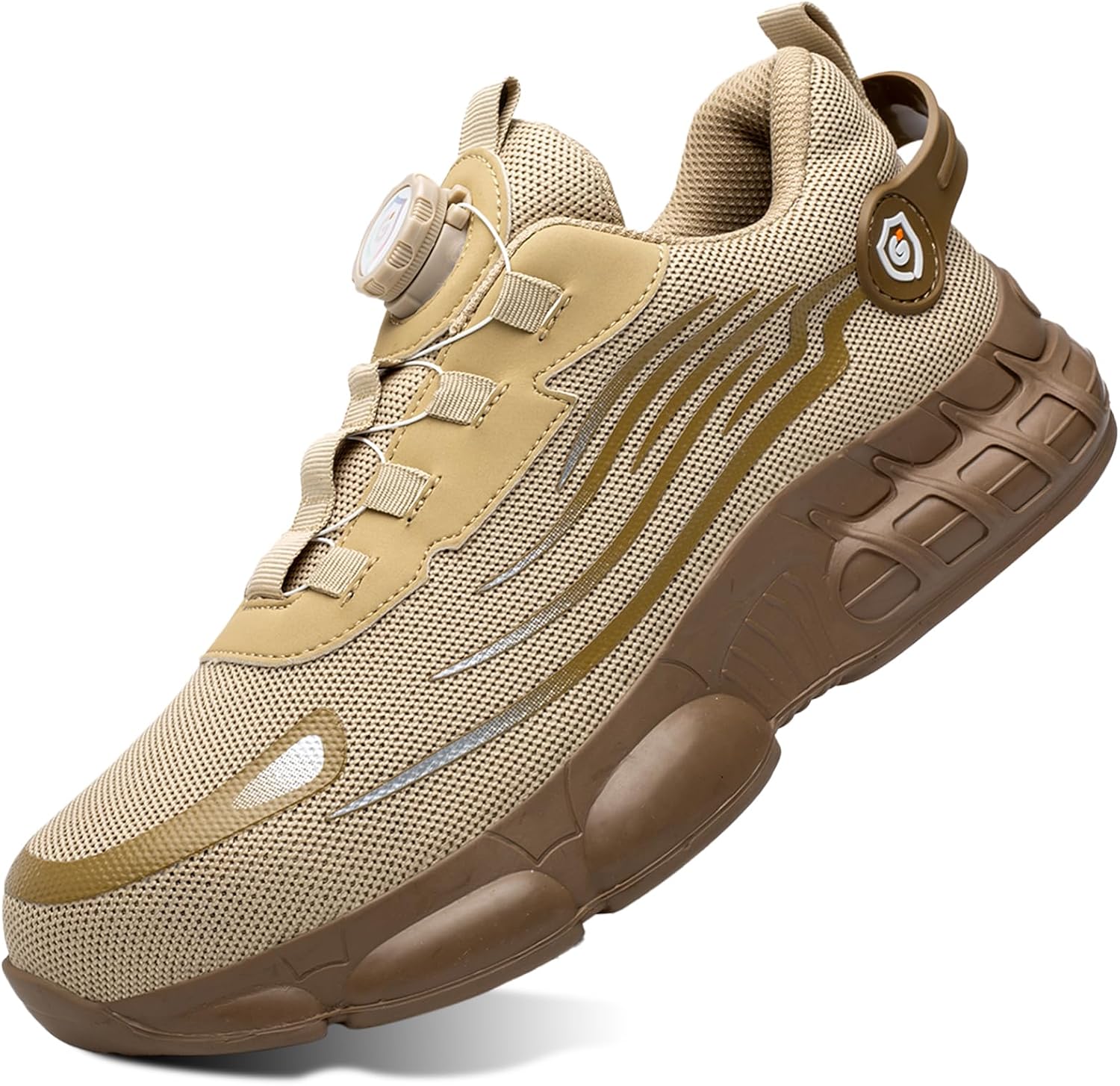 GemChve Steel Toe Safety Shoes with Quick-Dial Closure