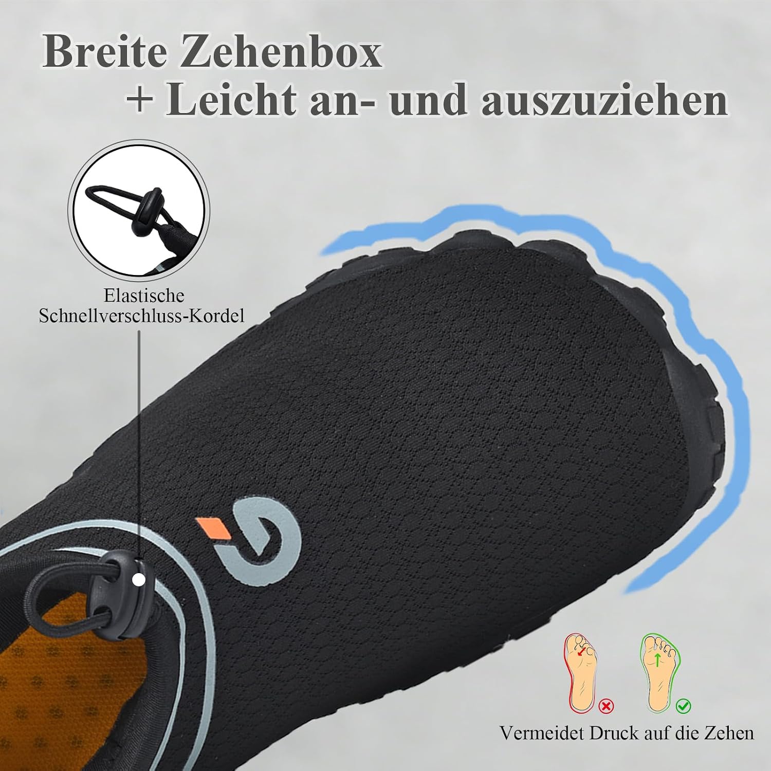 GemChve Schnelltrocknende Wasserschuhe – Modell KX25102