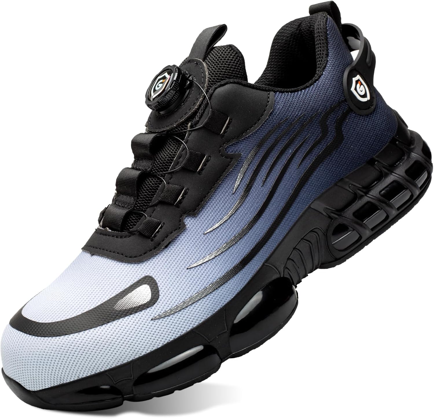 GemChve Steel Toe Safety Shoes with Quick-Dial Closure