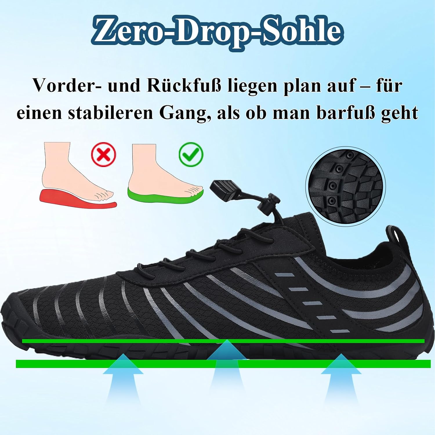 GemChve Barfußschuhe & Wasserschuhe – Modell KX25015