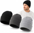 AiryMotion Knitted Beanies, Set of 3