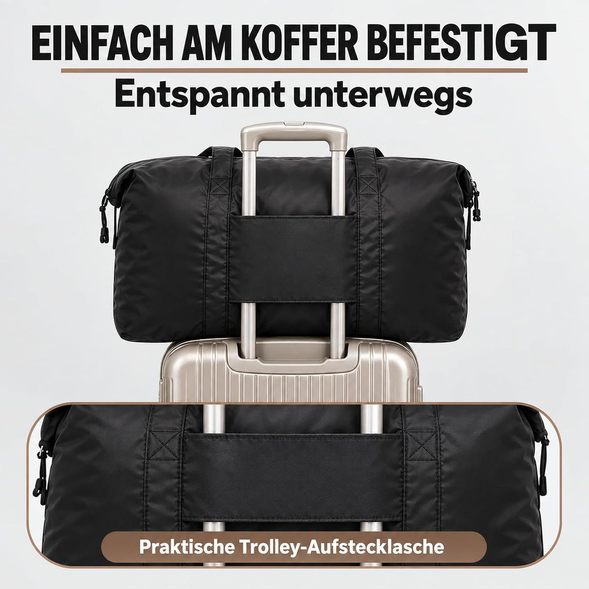 AiryMotion Faltbare Reisetaschen, 2er-Set