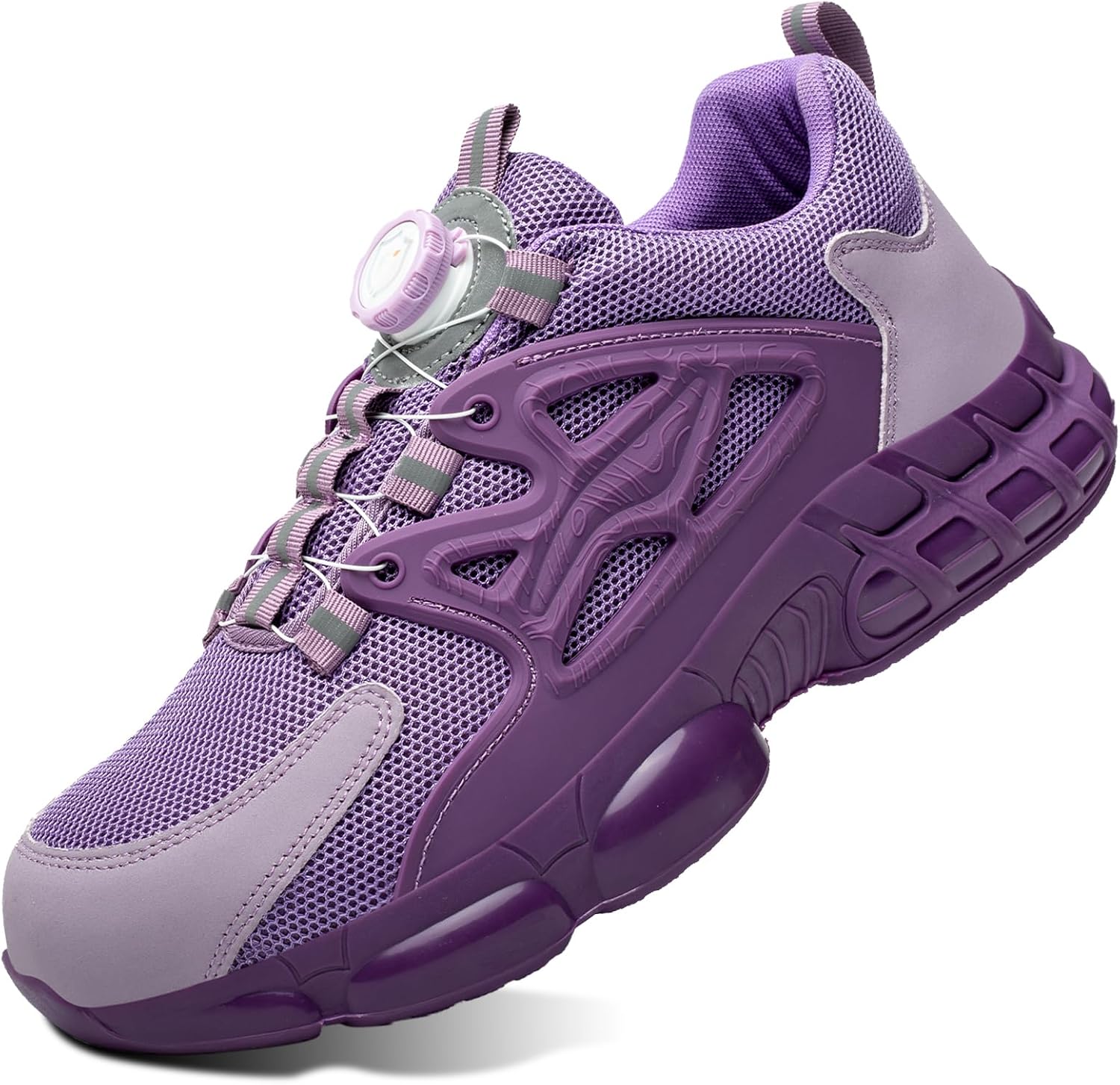 GemChve Steel Toe Safety Shoes with Quick-Dial Closure