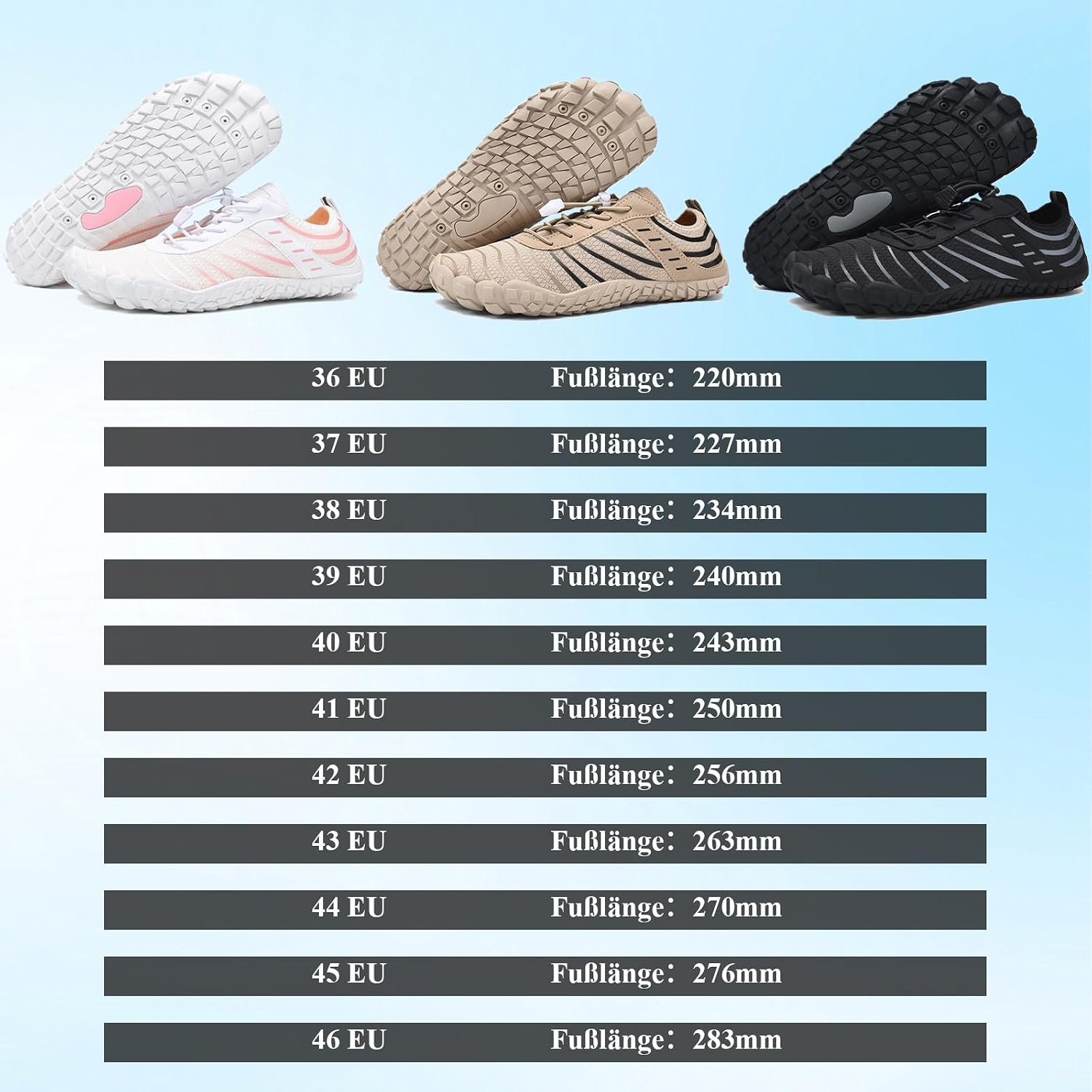 GemChve Barfußschuhe & Wasserschuhe – Modell KX25015