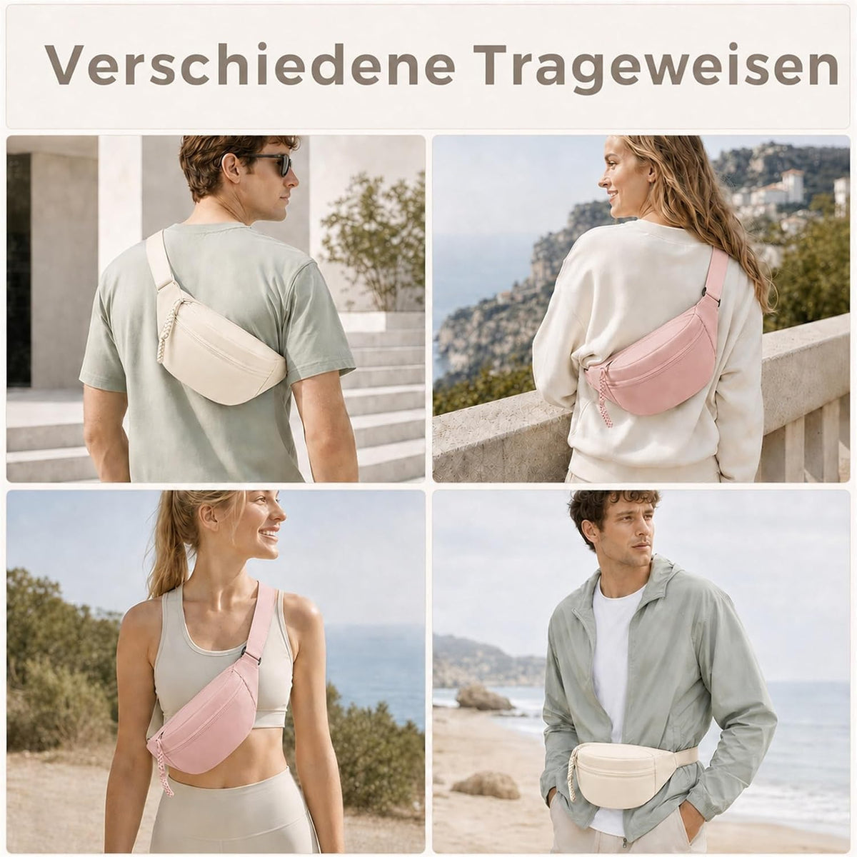 AiryMotion Gürteltaschen, 2er-Set