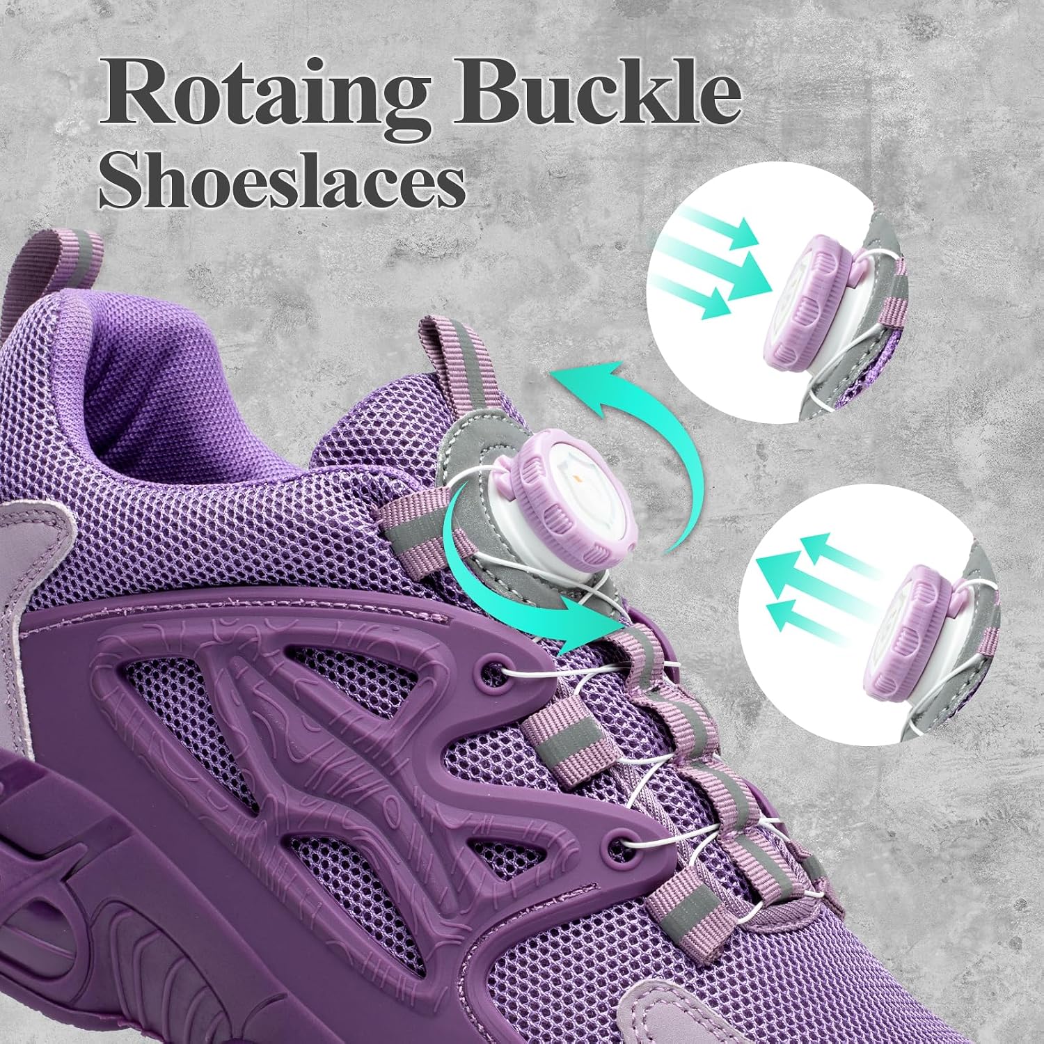 GemChve Steel Toe Safety Shoes with Quick-Dial Closure