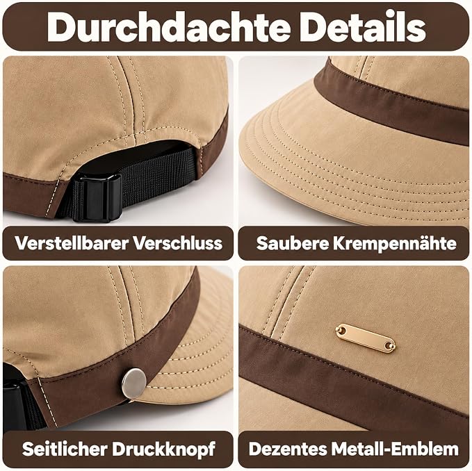 AiryMotion Foldable Summer Hats, Set of 3