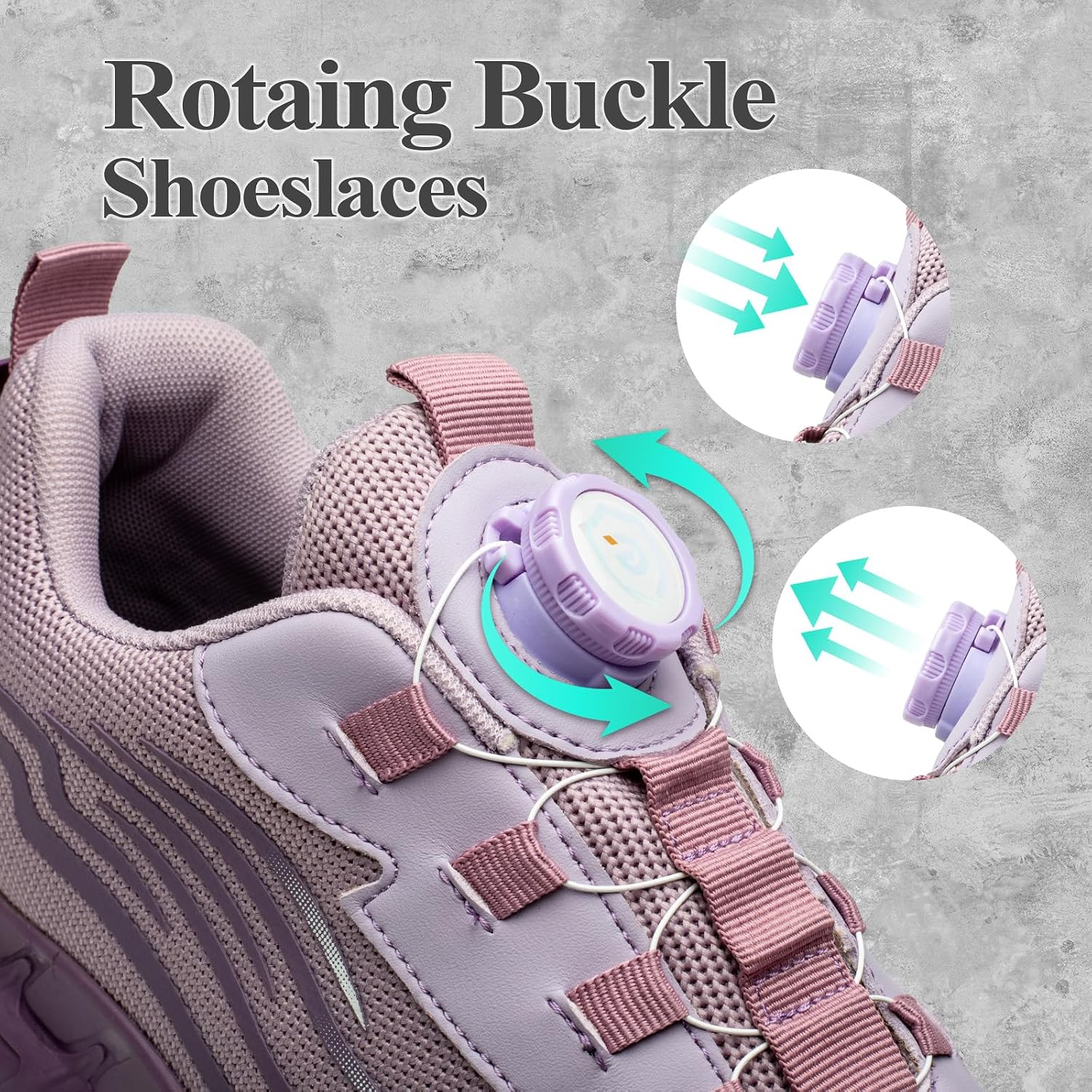 GemChve Steel Toe Safety Shoes with Quick-Dial Closure