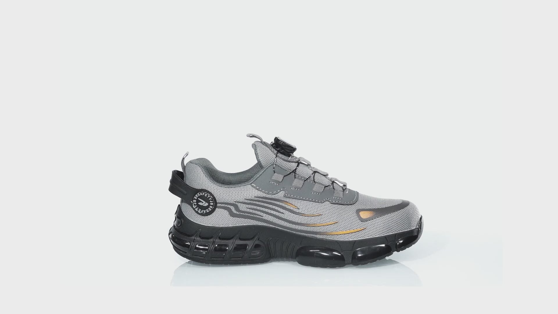 GemChve Steel Toe Safety Shoes with Quick-Dial Closure