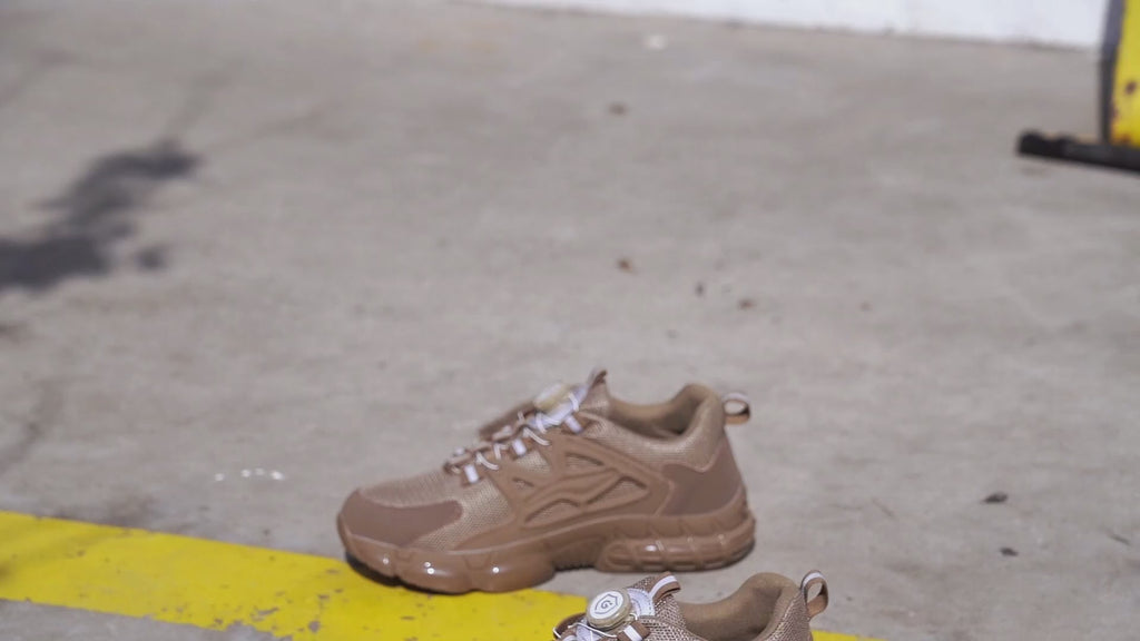 GemChve Steel Toe Safety Shoes with Quick-Dial Closure